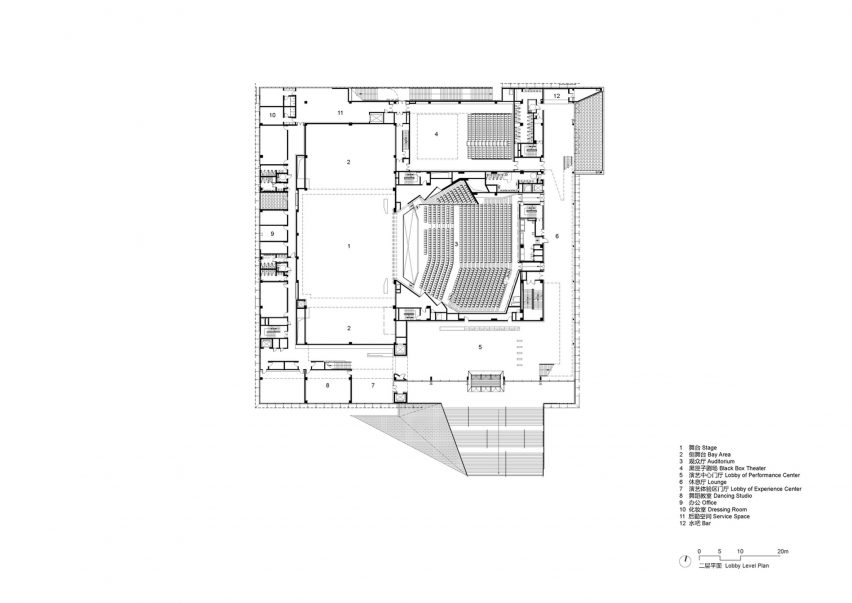 Pingshan Performing Arts Center by Open Architecture