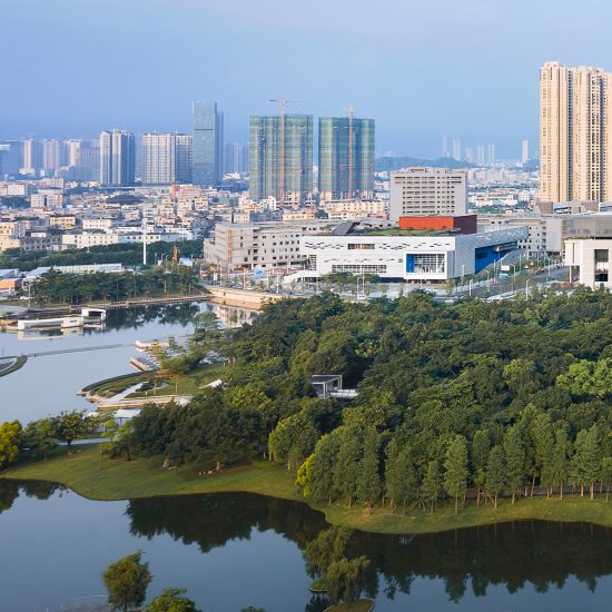 Pingshan Performing Arts Center by Open Architecture