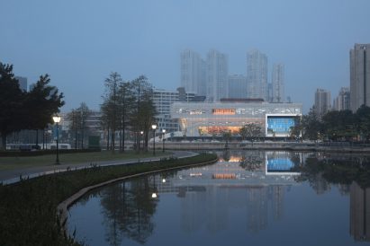 Pingshan Performing Arts Center by Open Architecture
