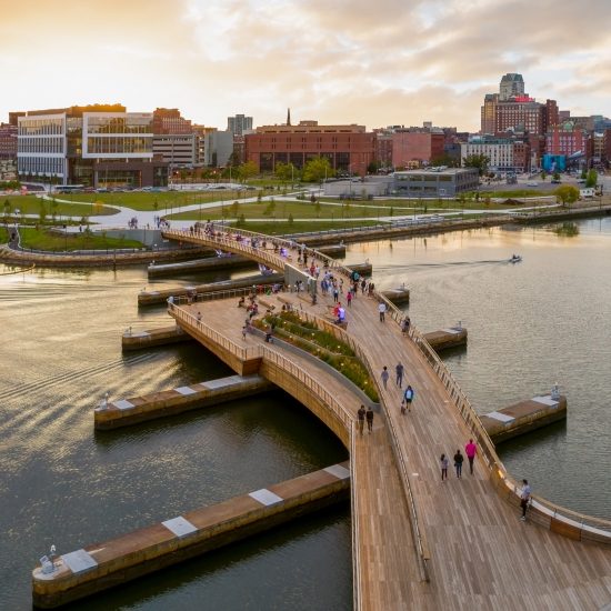 Providence Pedestrian Bridge by Inform Studio