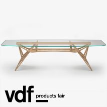 Reale Table by Carlo Mollino for Zanotta