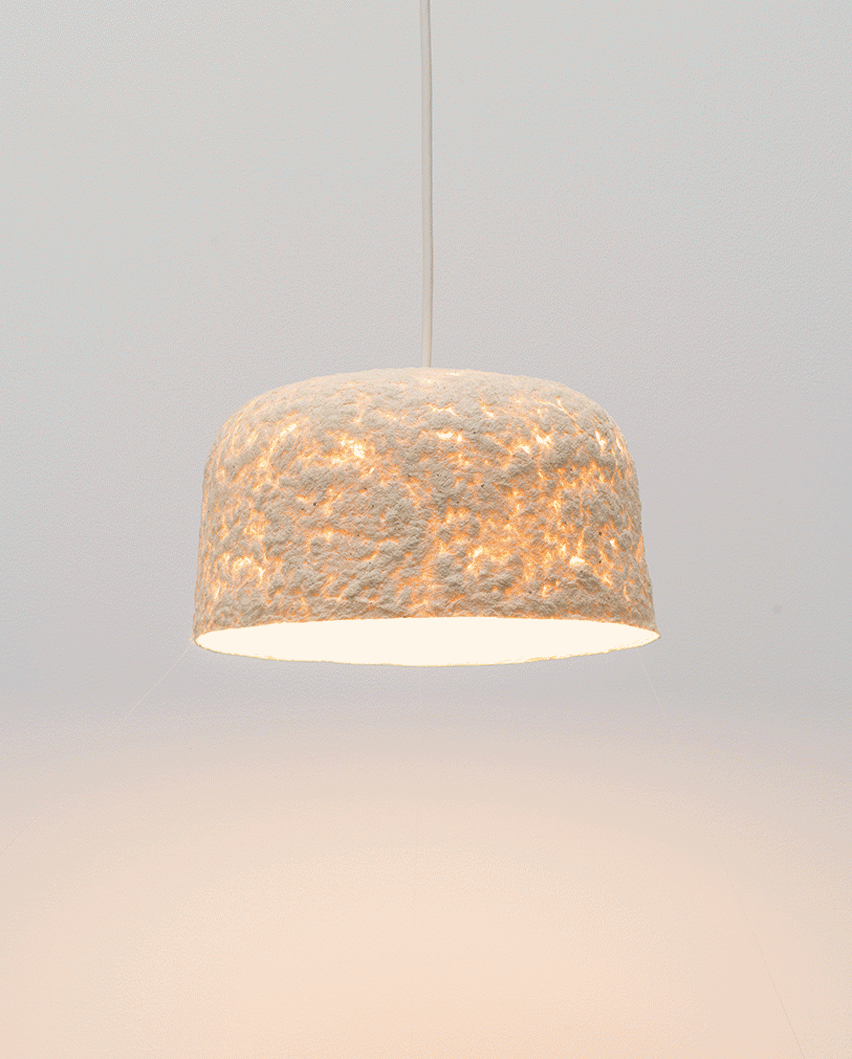 Nataša Perković makes textured designs from palm oil byproducts