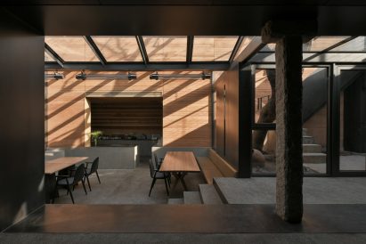 Restaurant Ya designed by C+ Architects
