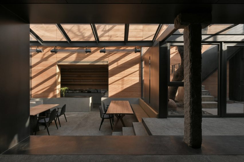 Restaurant Ya designed by C+ Architects