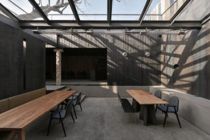 Restaurant Ya designed by C+ Architects