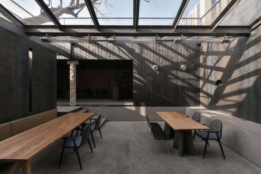 Restaurant Ya designed by C+ Architects