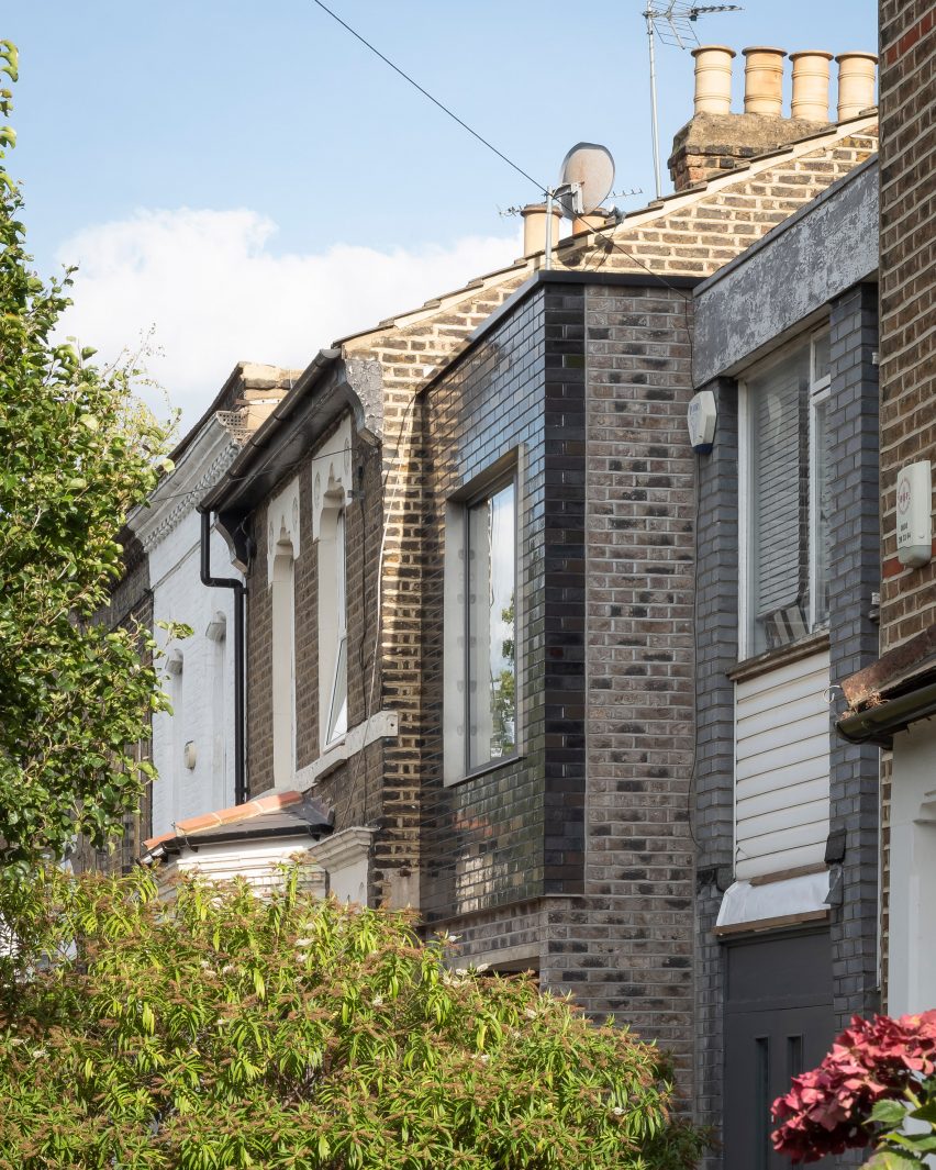 Slot House in Peckham, London, by Sandy Rendel Architects, working with Sally Rendel