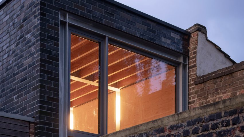 Slot House in Peckham, London, by Sandy Rendel Architects, working with Sally Rendel