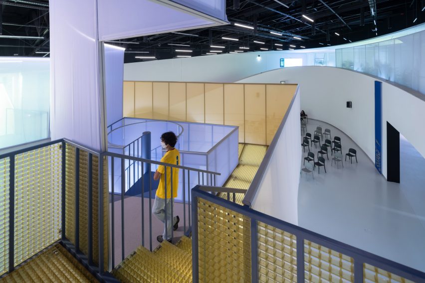 SO-IL's Beehive installation at the Museum of Art, Architecture and Technology (MAAT) in Lisbon
