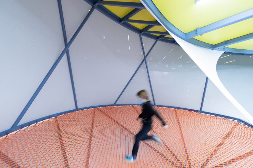 SO-IL's Beehive installation at the Museum of Art, Architecture and Technology (MAAT) in Lisbon