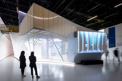 SO-IL's Beehive installation at the Museum of Art, Architecture and Technology (MAAT) in Lisbon