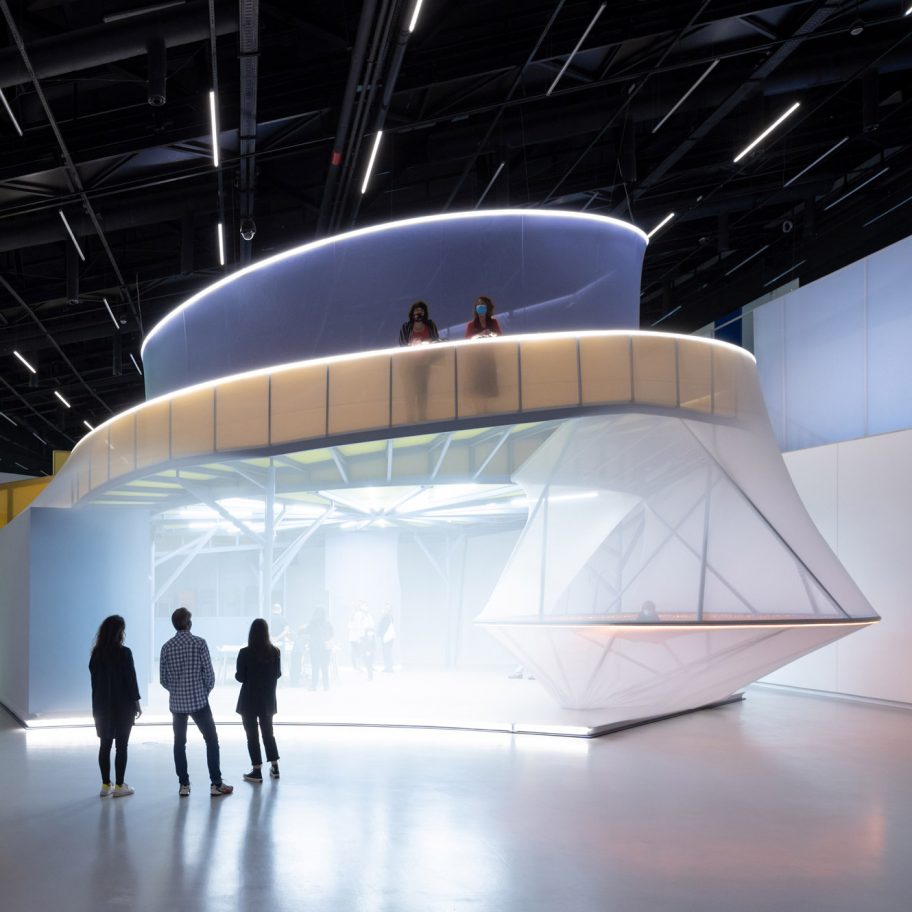 SO-IL's Beehive installation at the Museum of Art, Architecture and Technology (MAAT) in Lisbon