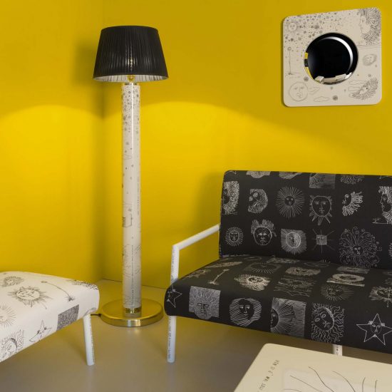 Solitario living room furniture by Fornasetti