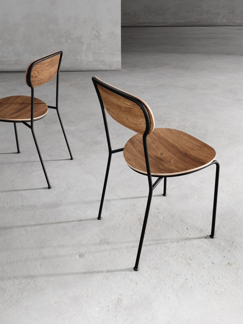 Stack chair by Neri&Hu for Stellar Works