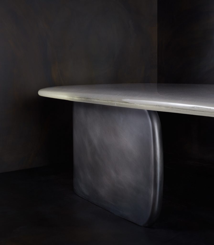 Tidal Rectangular Cocktail Table by John Pomp