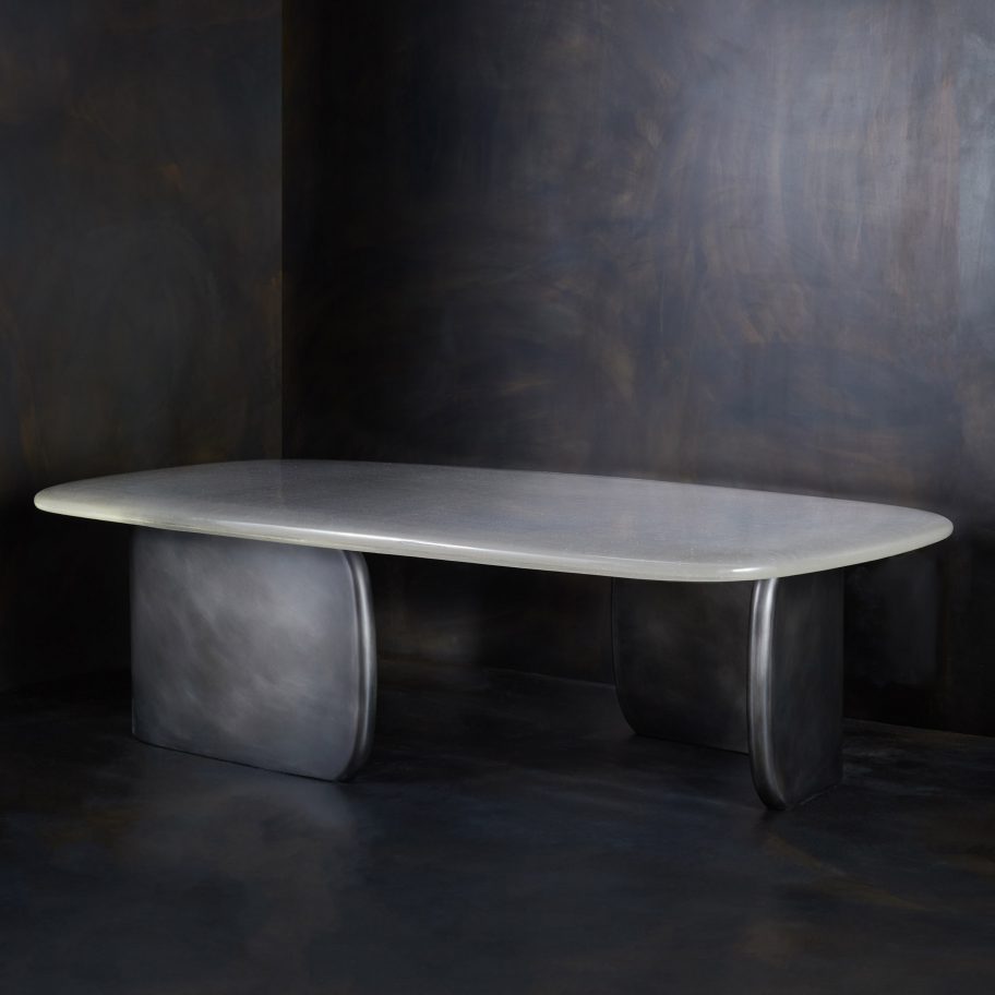 Tidal Rectangular Cocktail Table by John Pomp