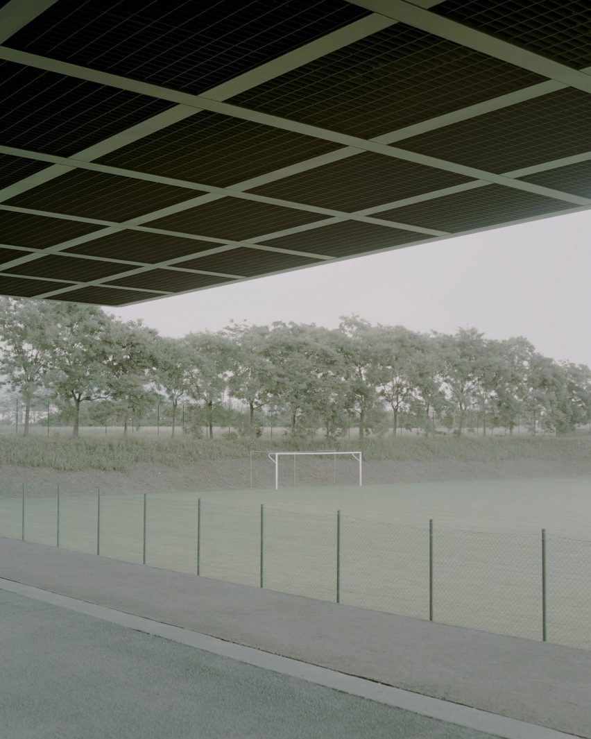 Municipal stadium in Travettore di Rosà by Didonè Comacchio Architects