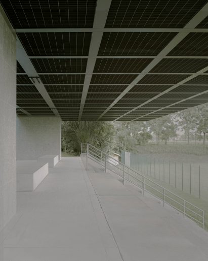 Municipal stadium in Travettore di Rosà by Didonè Comacchio Architects