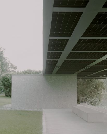 Municipal stadium in Travettore di Rosà by Didonè Comacchio Architects