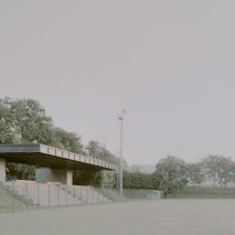 Municipal stadium in Travettore di Rosà by Didonè Comacchio Architects
