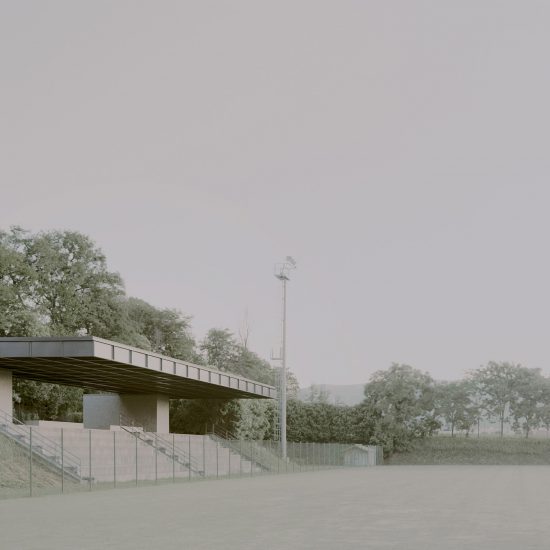 Municipal stadium in Travettore di Rosà by Didonè Comacchio Architects