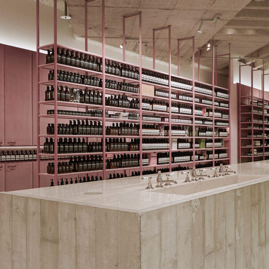 Aesop's signature Munich store by 1zu33