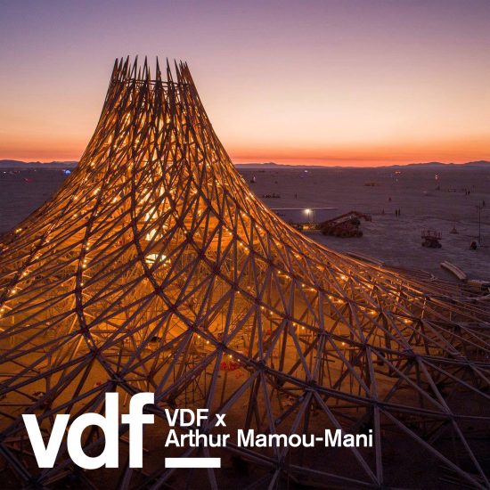 Arthur Mamou-Mani's Galaxia temple for Burning Man 2018