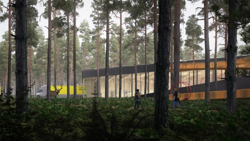 Vestre furniture factory in Magnor, Norway, by BIG