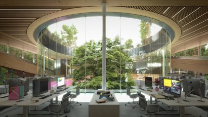 Vestre furniture factory in Magnor, Norway, by BIG