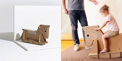 The Rider rocking horse by André Cardoso