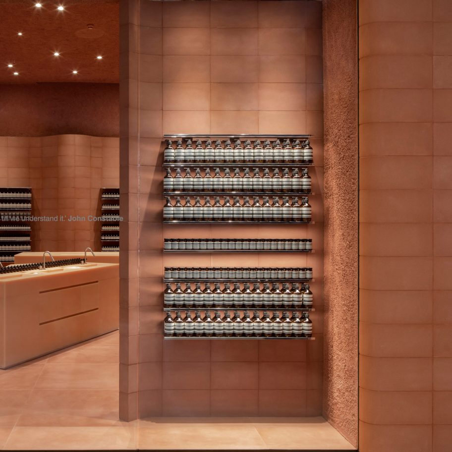 Aesop store by Al-Jawad Pike at Westfield shopping centre in Sheperd's Bush, London