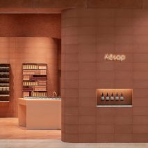 Aesop store by Al-Jawad Pike at Westfield shopping centre in Sheperd's Bush, London