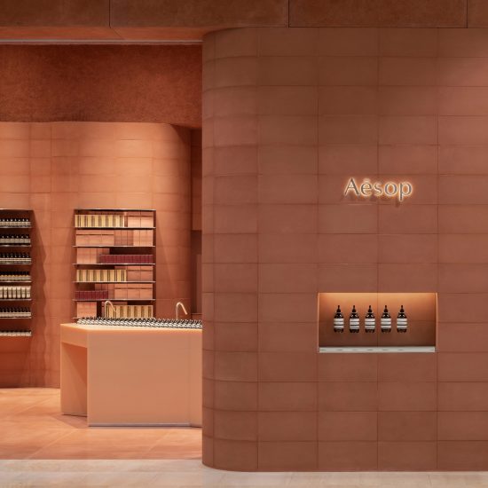 Aesop store by Al-Jawad Pike at Westfield shopping centre in Sheperd's Bush, London