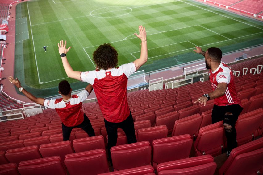 Arsenal 2020/2021 home shirt by Adidas 