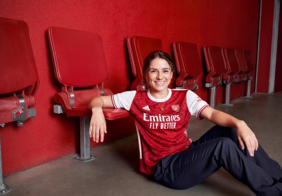 Arsenal 2020/2021 home shirt by AdidasĀ