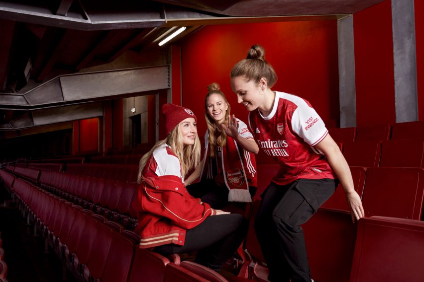 Arsenal 2020/2021 home shirt by Adidas 