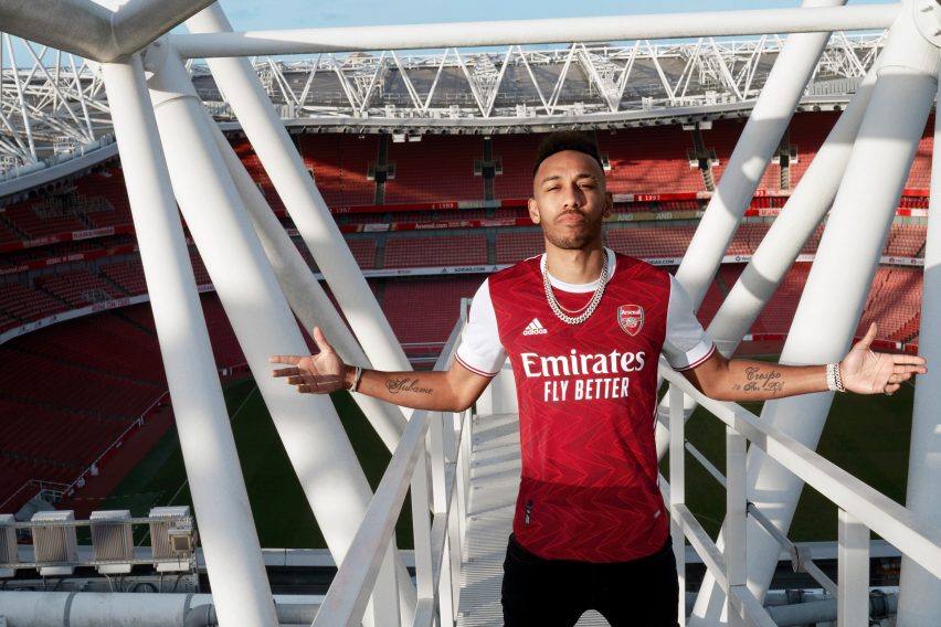 Arsenal 2020/2021 home shirt by Adidas 