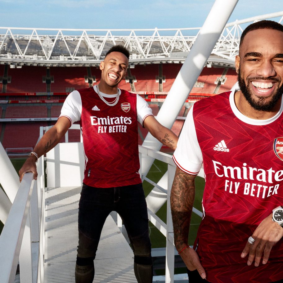 Arsenal 2020/2021 home shirt by Adidas 