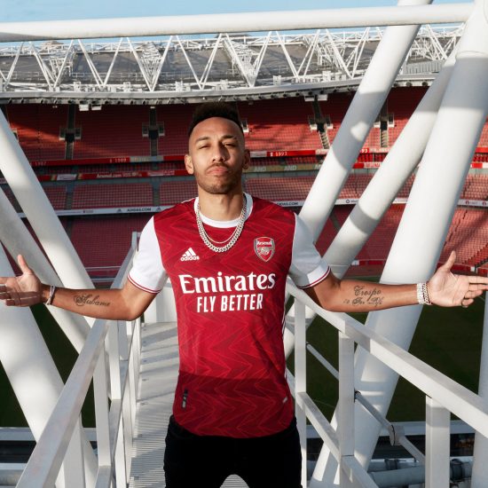 Arsenal 2020/2021 home shirt by Adidas 