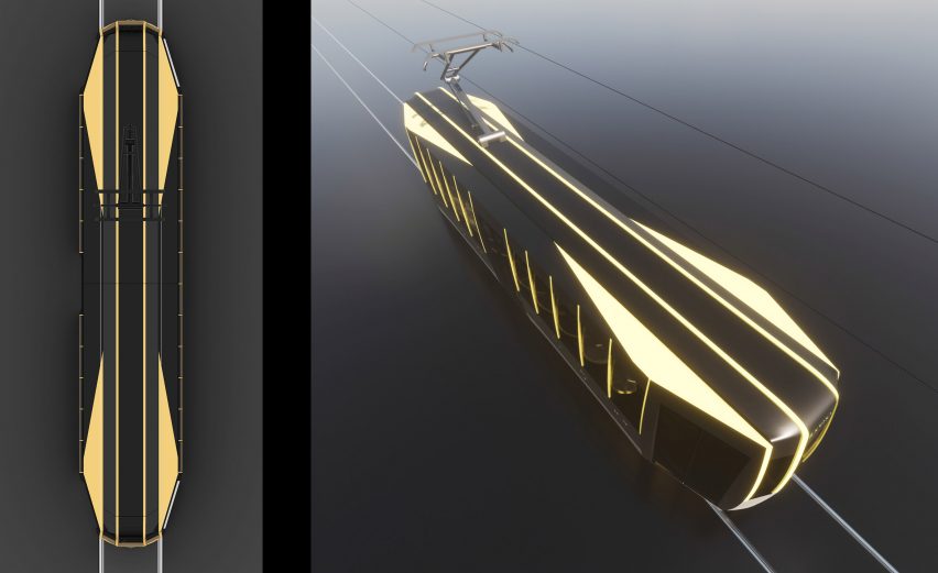 Arturo Tedeschi redesigns the historic ATM Class 1500 tram for a post-Covid world