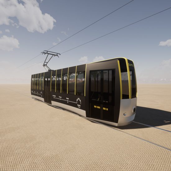 Arturo Tedeschi redesigns the historic ATM Class 1500 tram for a post-Covid world