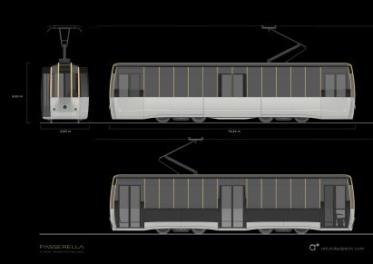 Arturo Tedeschi redesigns the historic ATM Class 1500 tram for a post-Covid world