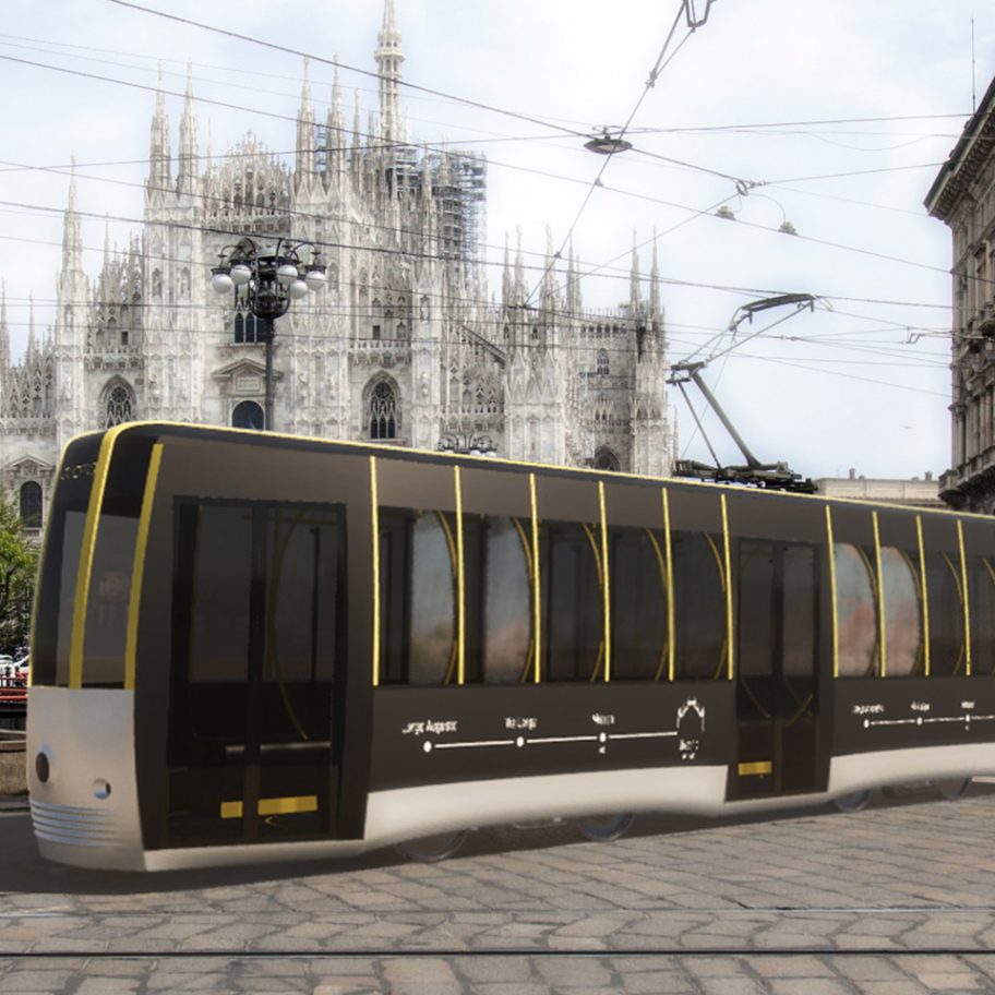 Arturo Tedeschi redesigns historic Milan tram for a post-Covid world