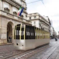 Arturo Tedeschi redesigns the historic ATM Class 1500 tram for a post-Covid world