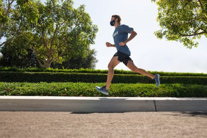 Asics runners face cover