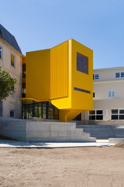 Artave music school in Caldas da Saúde, Portugal, by Aurora Arquitectos