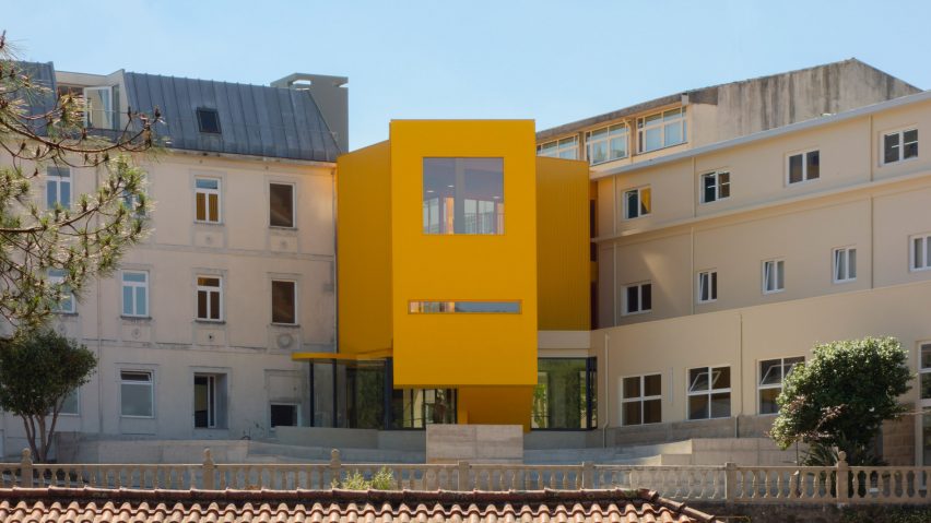 Artave music school in Caldas da Saúde, Portugal, by Aurora Arquitectos