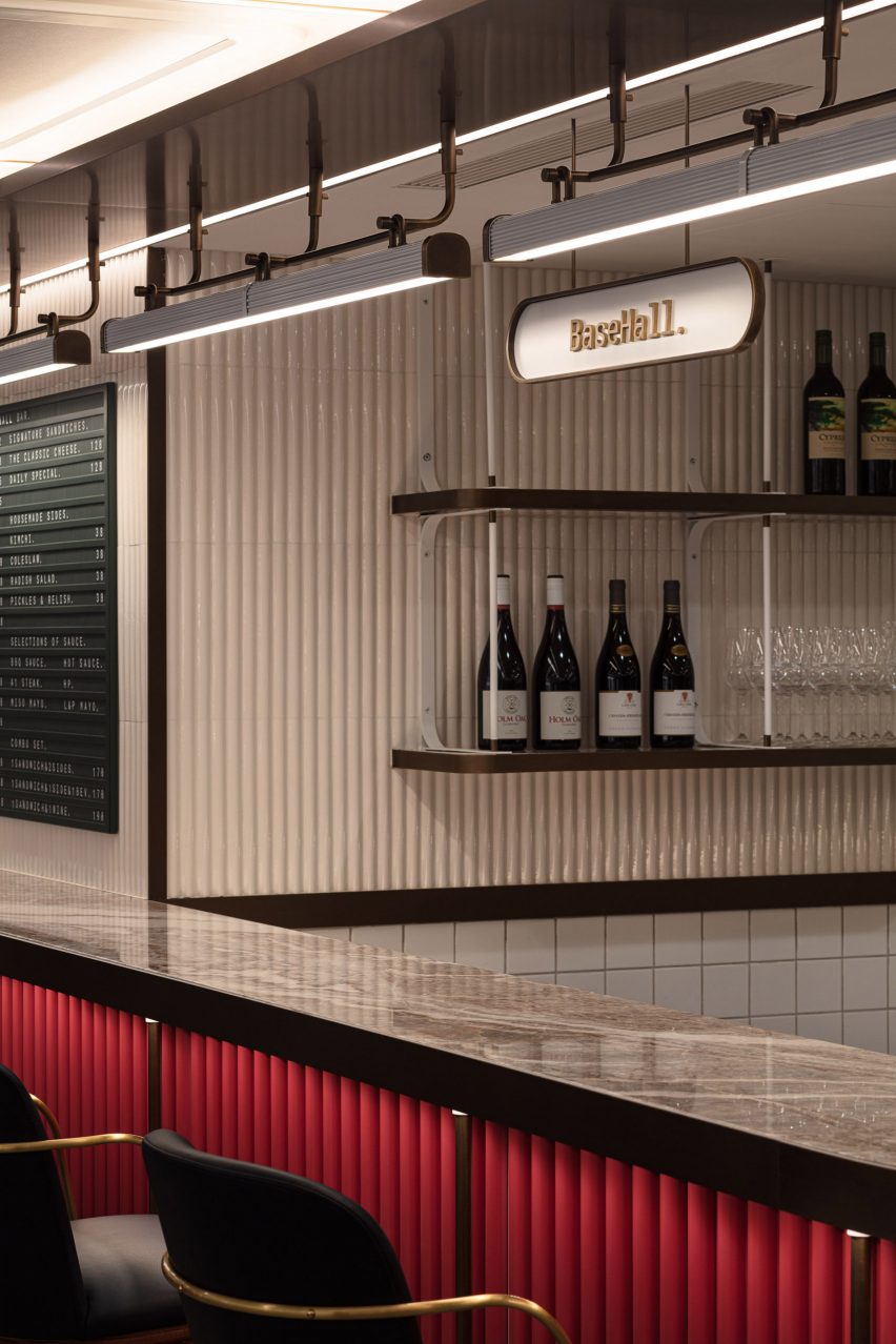 Basehall food hall in Hong Kong designed by Linehouse