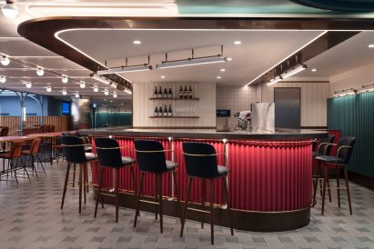 Basehall food hall in Hong Kong designed by Linehouse