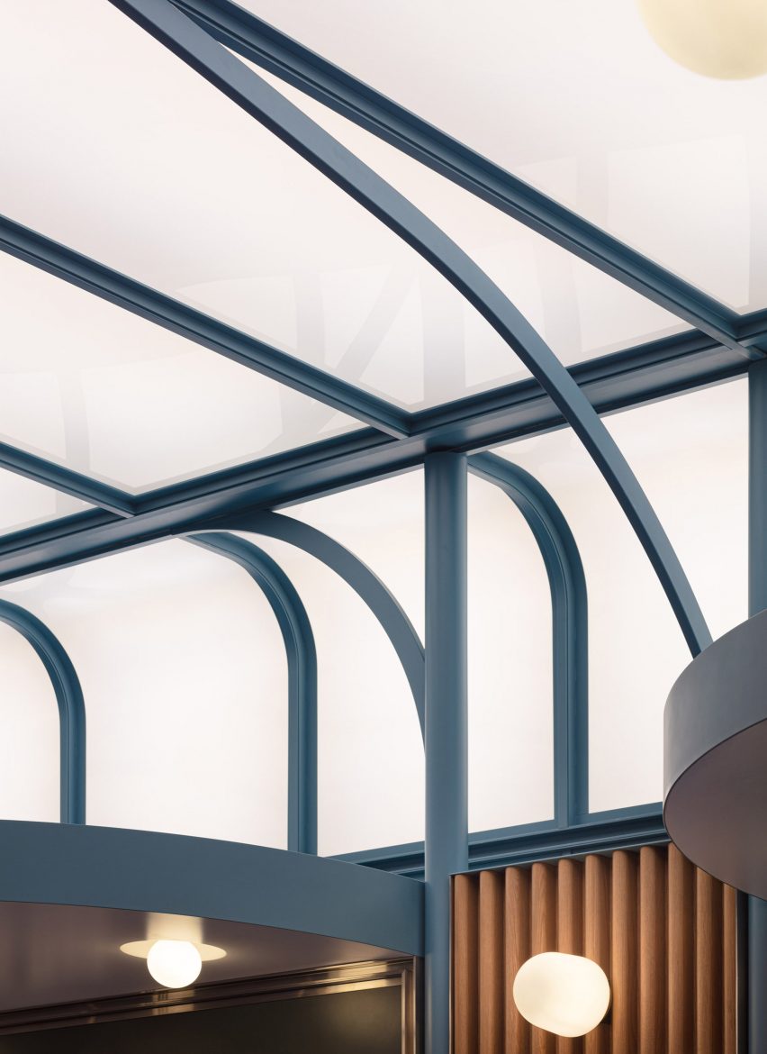 Basehall food hall in Hong Kong designed by Linehouse